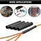 Kable Kontrol Heat Shrink Tube, Single Wall, 4:1 I.D. Shrink Ratio, Black, 4 ft HS403 - alternate 3